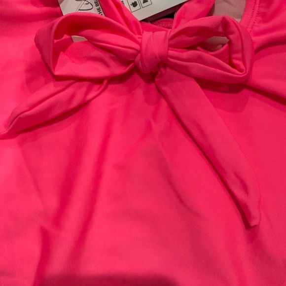 NWT Cupshe Neon Pink One Piece Cutout Swimsuit - Picture 6 of 6